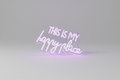LED Neon Sign "This Is My Happy Place"