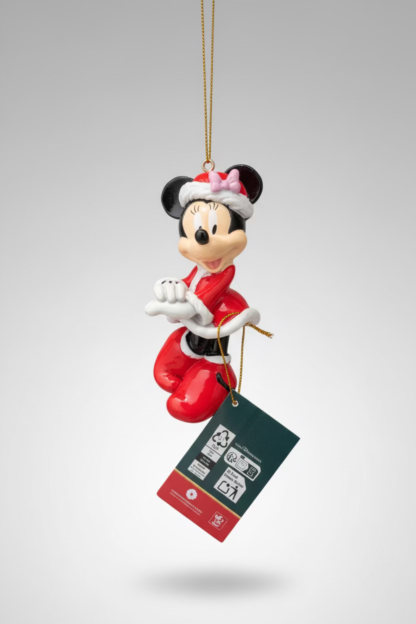 Disney Christmas Ornament "Minnie Mouse Santa"
