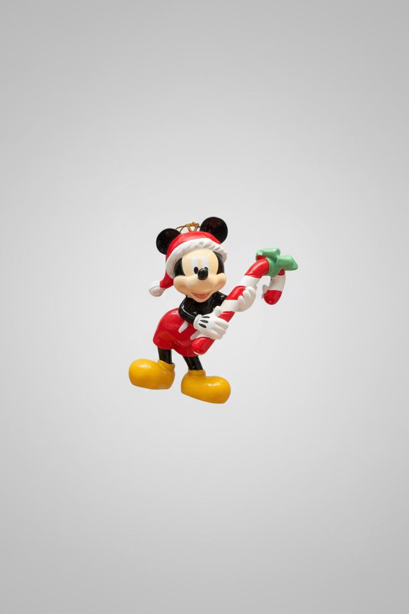 Disney Mickey Mouse Candy Cane Christmas Ornament