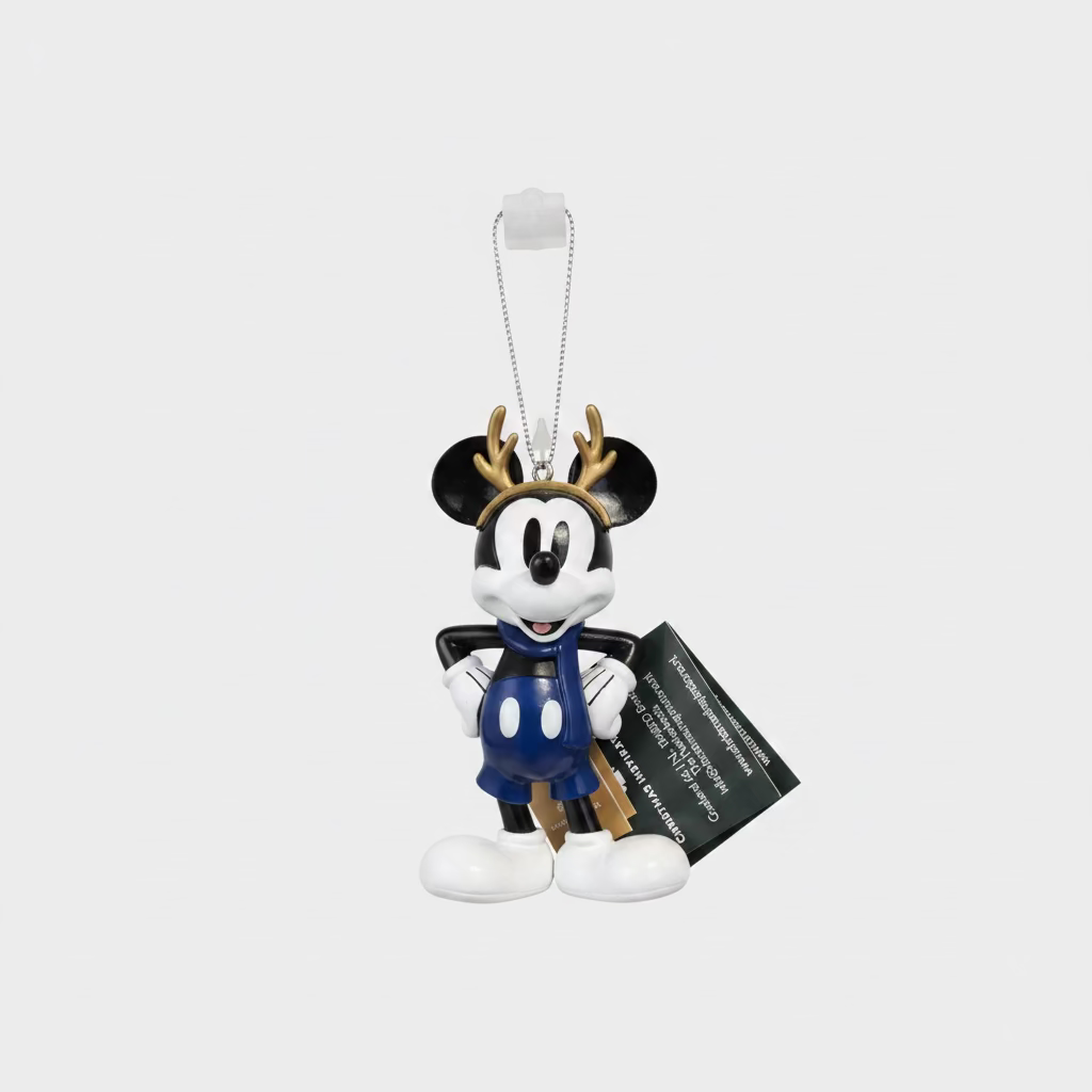 Disney Christmas Ornament "Mickey Mouse Reindeer" - Blue