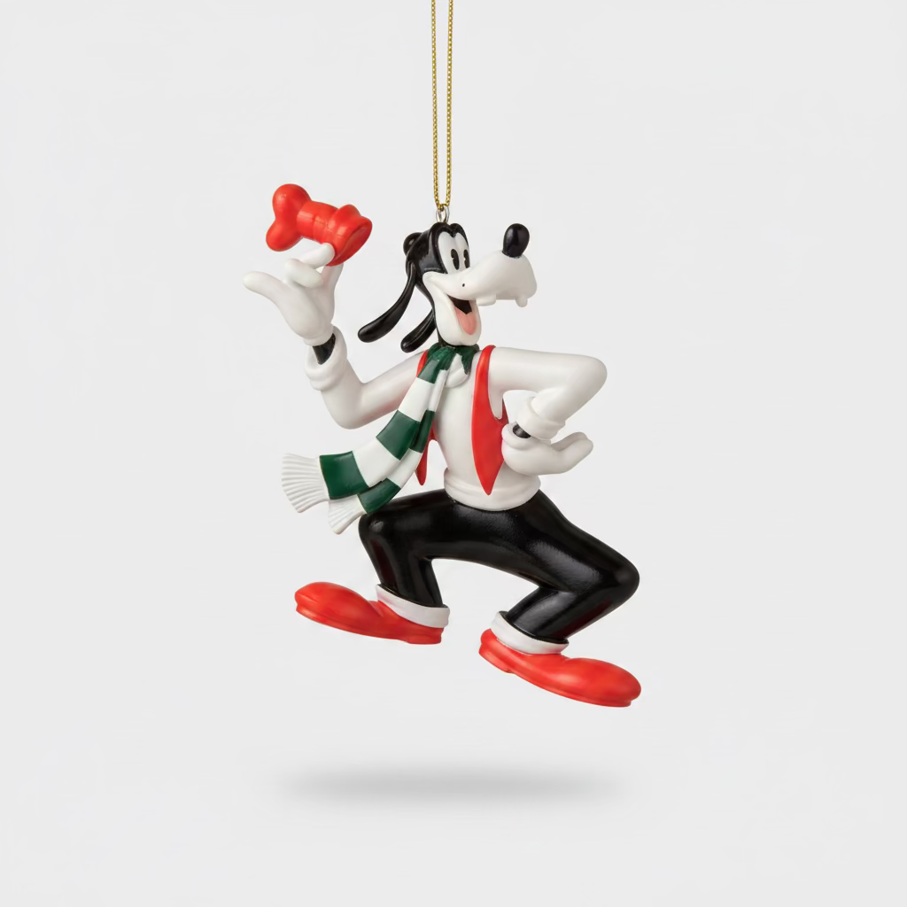 Disney Christmas Ornament "Goofy Winter Style" – with red hat