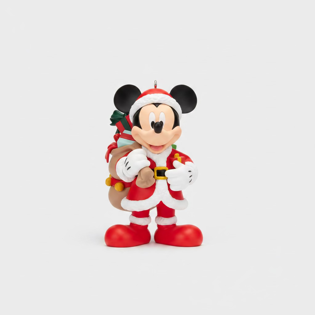 Disney Christmas Ornament "Mickey Mouse Santa with Gift Sack" - XL