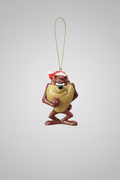 Looney Tunes Christmas Ornament "Taz" with Santa Hat