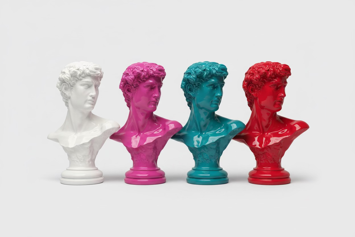 David Bust XXL – Turquoise Edition