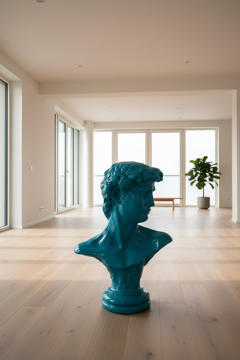 David Bust XXL – Turquoise Edition