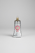 Handcreme Glas-Weihnachtsanhänger Silber