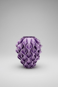 Designer Vase "Lily" – Moonlit Lake | 30 cm | Sculptural Statement Vase