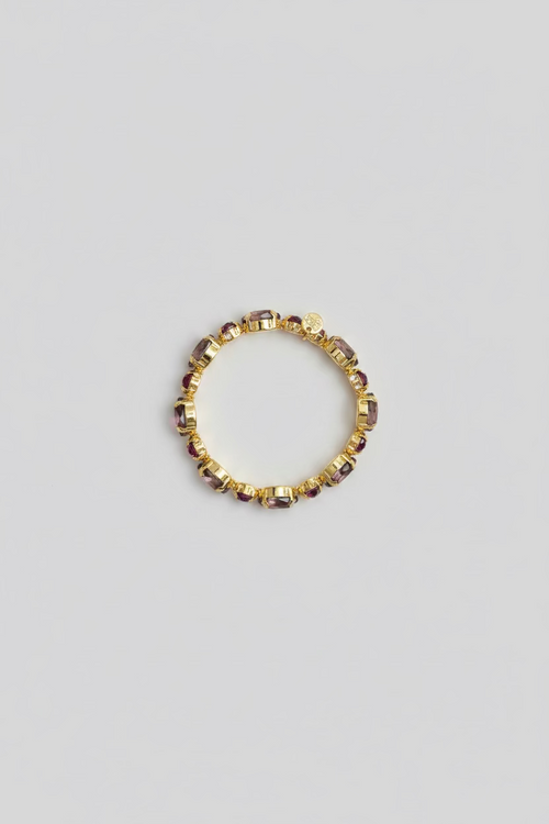 BIBA Statement-Armband „Berry Glow“ – Gold & Multicolor