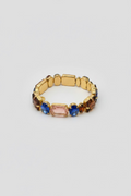 BIBA Statement-Armband Multicolor mit Schmucksteinen – Gold