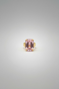 BIBA Statement Ring Soft Rosé - Gold & Pink