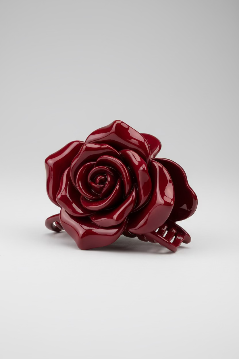 LIET & JOLIET Hair Clip Rose Bloom – Bordeaux