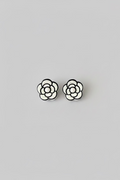 LIET & JOLIET Mini Hair Clips Monochrome Flower – Set of 2 Black & White