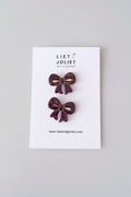 LIET & JOLIET Hair Clips Set Bow – Brown