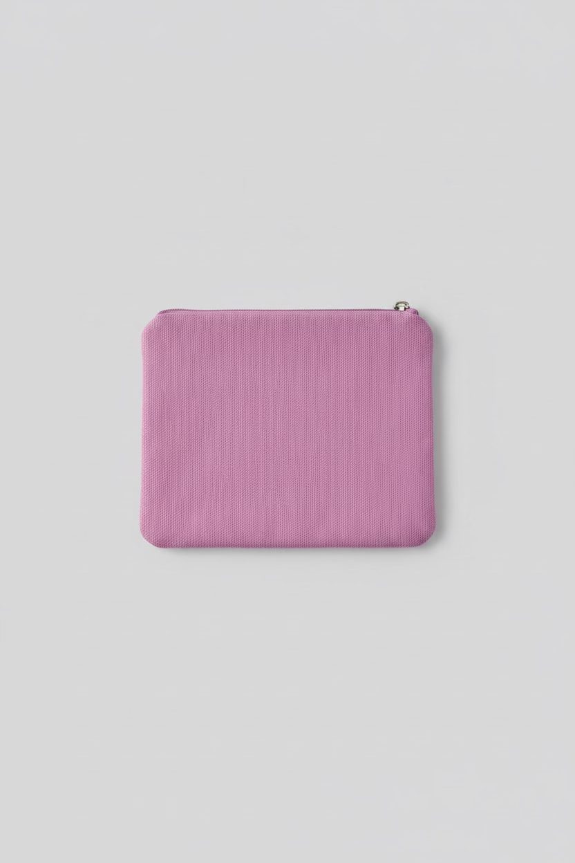 LIET & JOLIET Beaded Pouch "Botox Money" - Pink & Turquoise