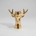 Reindeer Candle Holder "Golden Rudolph" - Gold