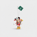 Disney Christmas Ornament "Minnie Mouse with Gift" - Pink & Green
