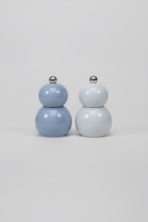 Betty Salz- & Pfeffermühlen Set – Hellblau & Blau