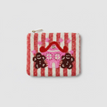 LIET & JOLIET Perlen-Clutch Gingerbread House – Pink