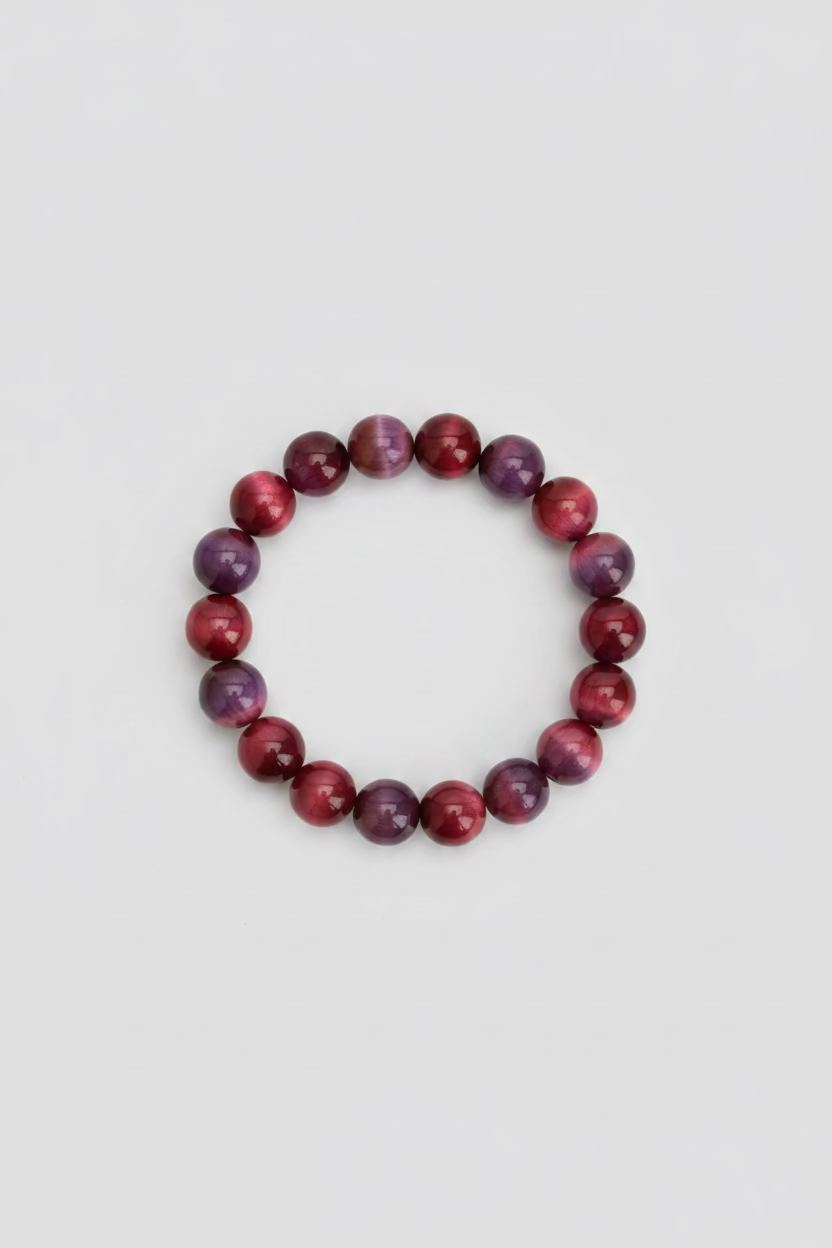 BIBA Perlenarmband Berry Mix – Bordeaux / Pink / Lila