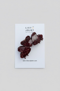 LIET & JOLIET Haarspange Butterfly – Bordeaux Marmoriert