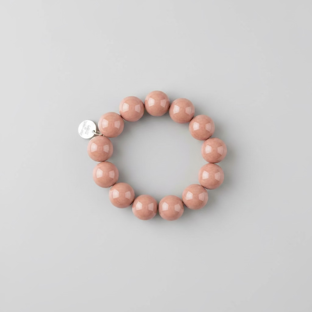 BIBA Perlenarmband Glossy – Rosé