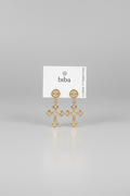 BIBA Cross Statement-Ohrringe – Gold