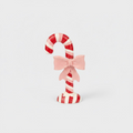 Candy Cane mit großer Schleife – Weihnachtsdeko Pink, Rot & Weiß