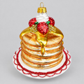 Weihnachtsanhänger „Pancake Stack“ mit Erdbeeren