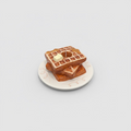 Waffle Kerzenhalter – Keramik im Frühstücks-Look