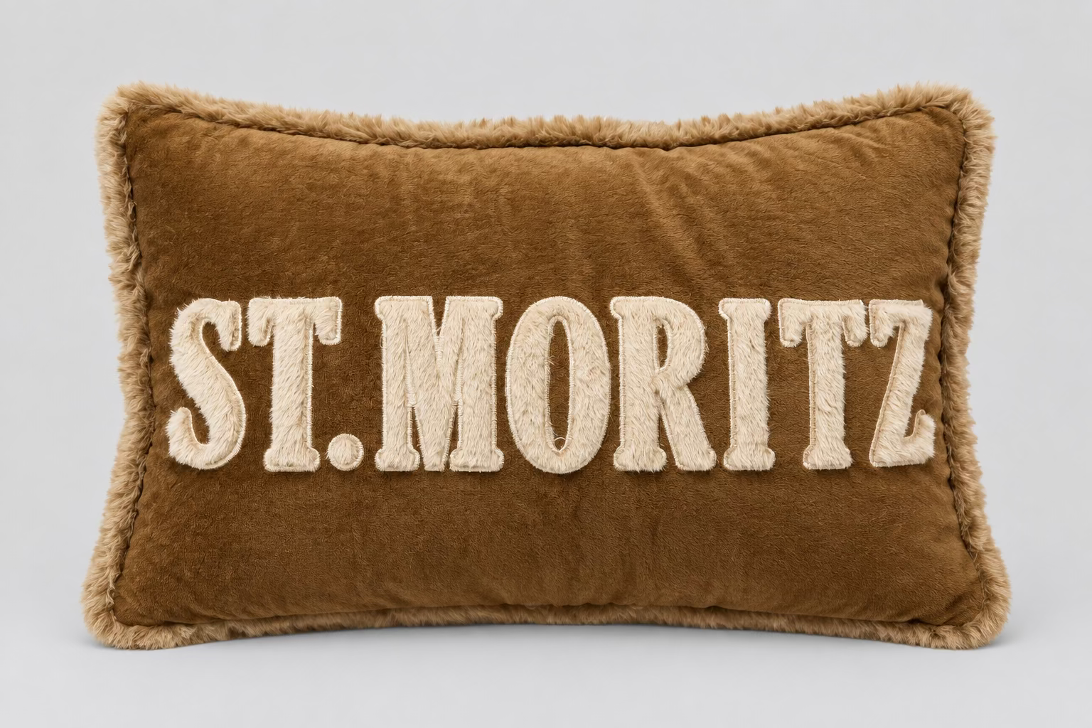 Dekokissen „St. Moritz“ – Braun
