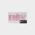 Weihnachtsanhänger „FUCK“ – Pink