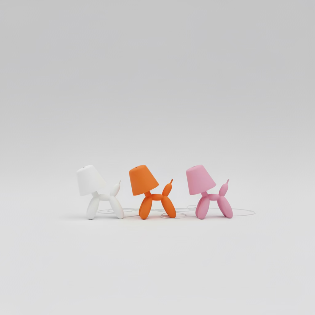 Stoobz Design Balloon Dog LED Tischleuchte – verschiedene Farben