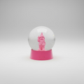 Stoobz Design Schneekugel „Flipping the Bird“ – Fuchsia