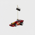 MICA Weihnachtsanhänger Rennwagen – Rot