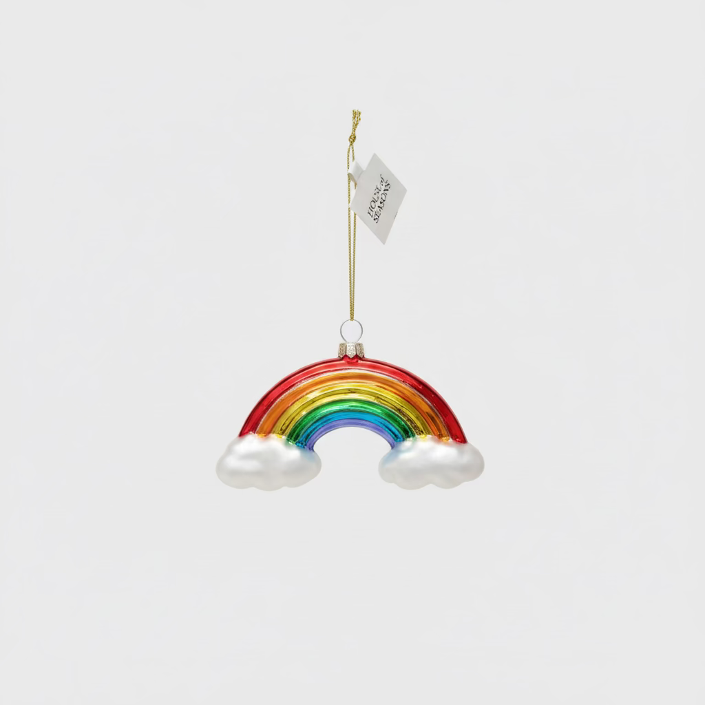 House of Seasons Weihnachtsanhänger Regenbogen – Bunt