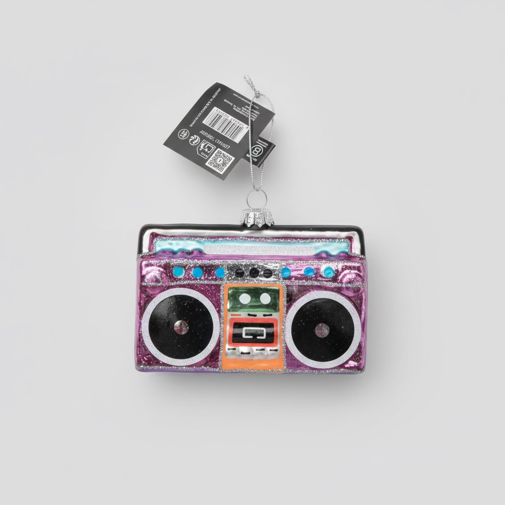 MICA Weihnachtsanhänger Boombox – Pink