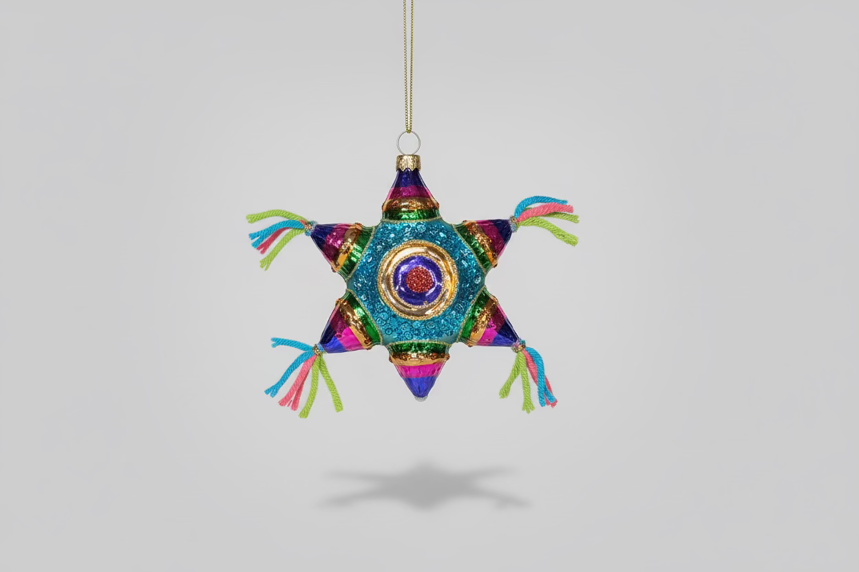 House of Seasons Weihnachtsanhänger „Piñata“ – Multicolor