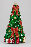 Weihnachtsanhänger „Christmas Tree“ – Grün mit Geschenken