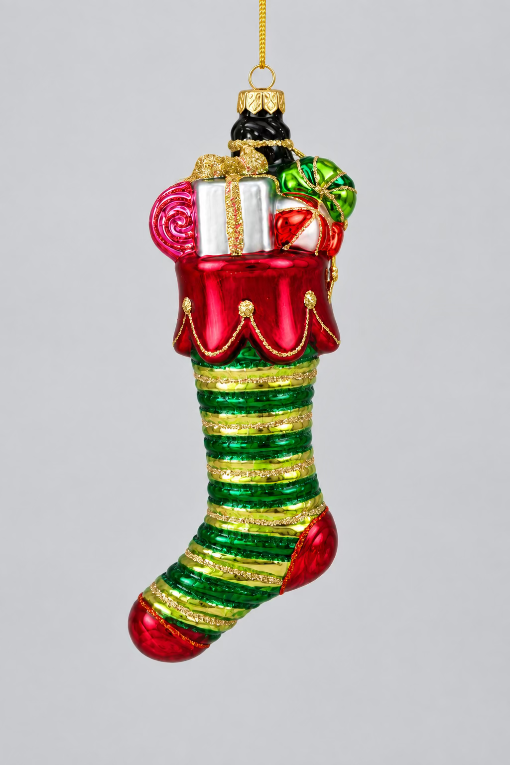 Weihnachtsanhänger „Christmas Stocking“ – Strumpf mit Geschenken