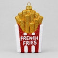 Weihnachtsanhänger „French Fries“ – Pommes mit Glitzer