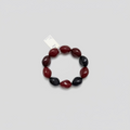 BIBA Statement-Armband – Bordeaux & Schwarz