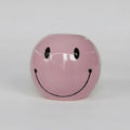 Rosa Smiley Vase aus Keramik Größe L